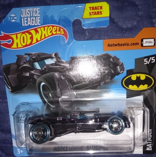 Hot Wheels - 2019 - Justice League Batmobile 5/5 roda azul