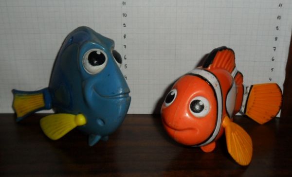 Disney Pixar - Nemo E Dory Pintura Refeita