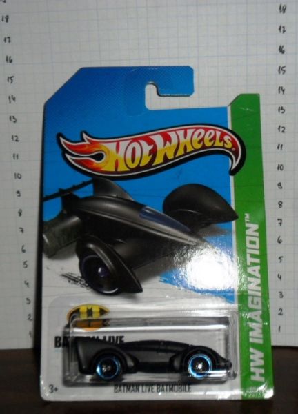 Hot Wheels -2013- Hw Imagination- Batman Live Batmobile Azul