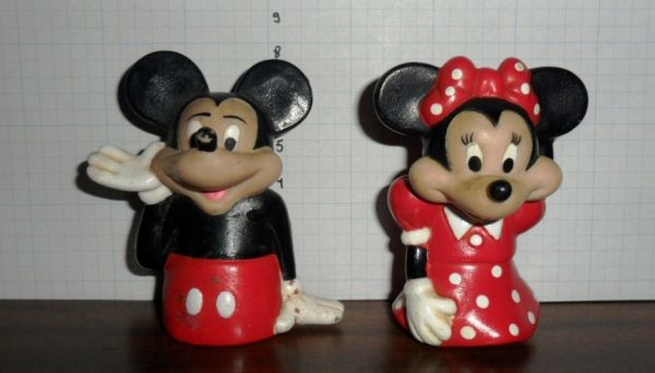 Minnie Metade E Mickey Metade