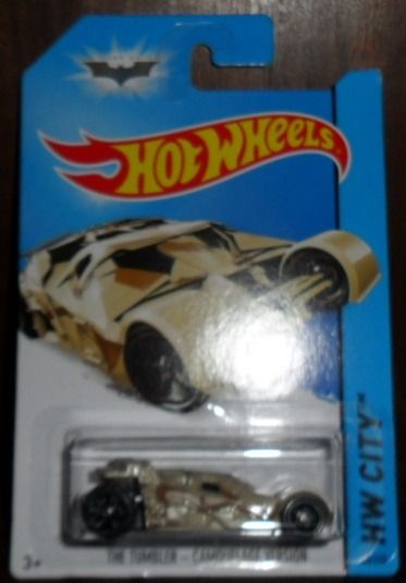 Hot Wheels Hw City - Batman The Tumbler Camuflage Version