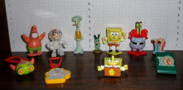 S-201 a 212 - Lote Bob Esponja Completo